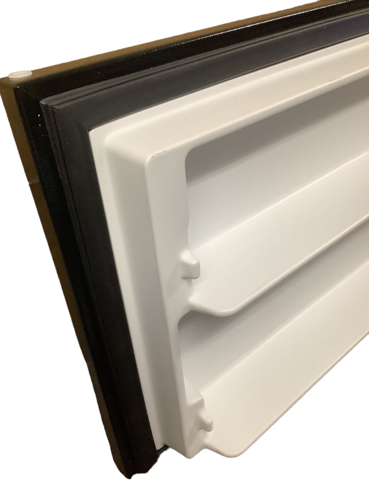 W11023687 Freezer Door Assembly (Black) Replaces W11023687