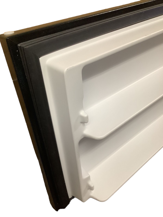 W11023687 Freezer Door Assembly (Black) Replaces W11023687
